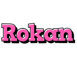 Rokan girlish logo