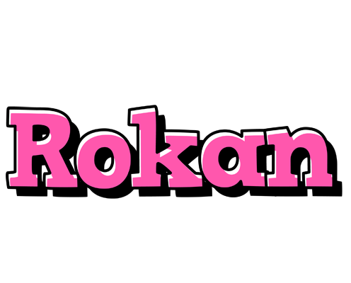 Rokan girlish logo