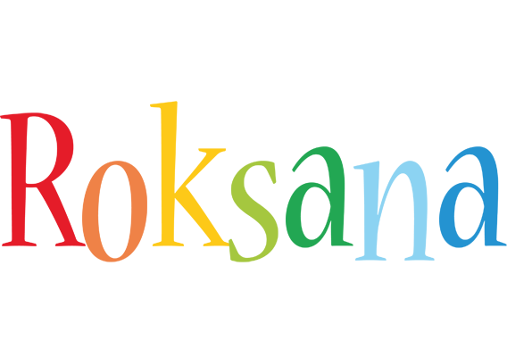 Roksana birthday logo