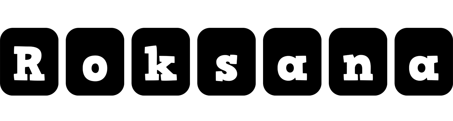 Roksana box logo
