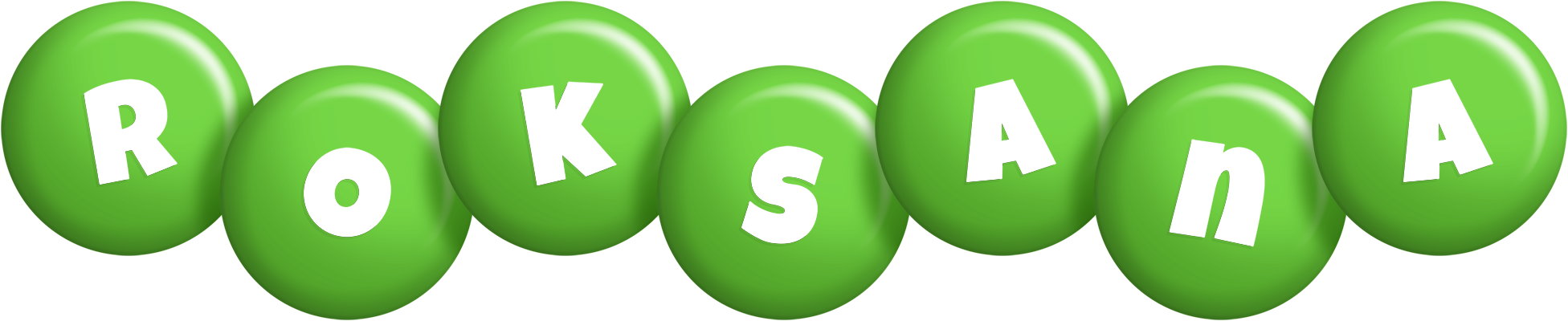 Roksana candy-green logo