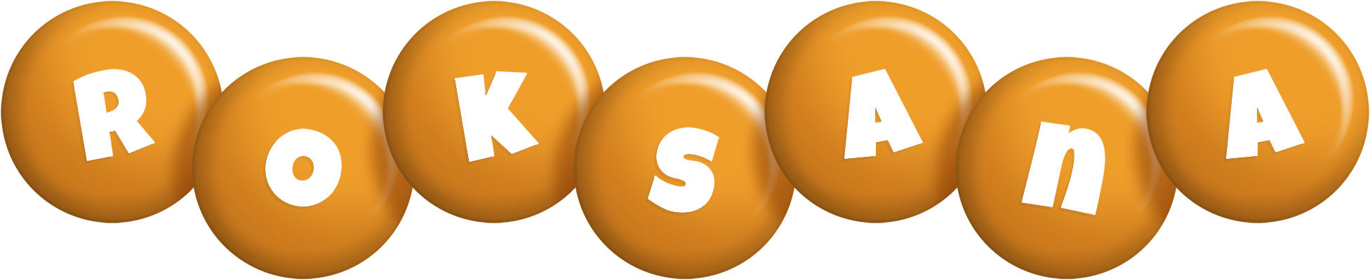 Roksana candy-orange logo