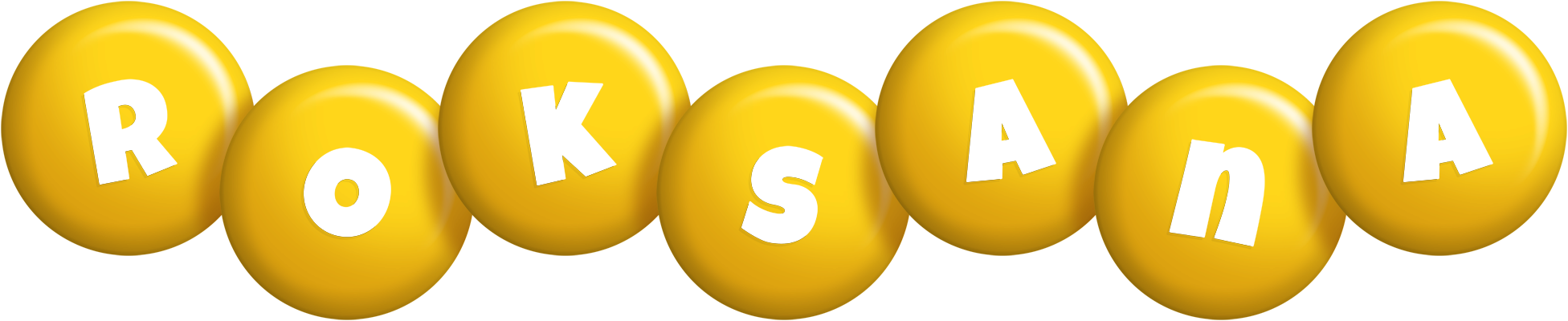 Roksana candy-yellow logo