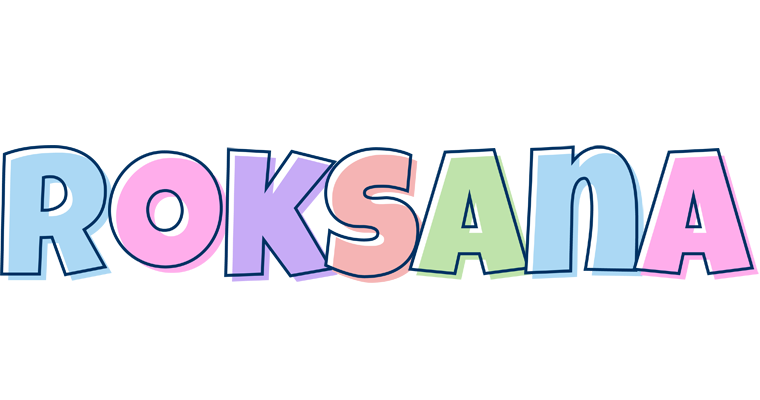 Roksana pastel logo