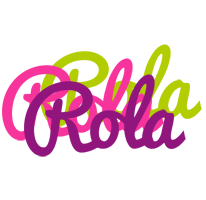 Rola flowers logo