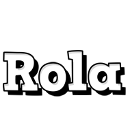 Rola snowing logo