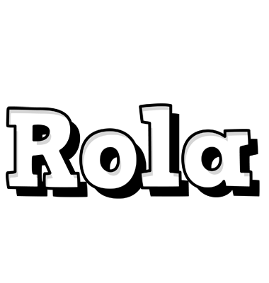 Rola snowing logo