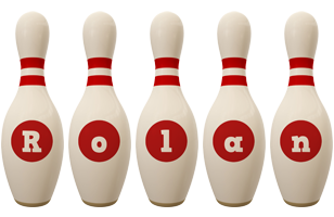 Rolan bowling-pin logo