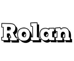 Rolan snowing logo