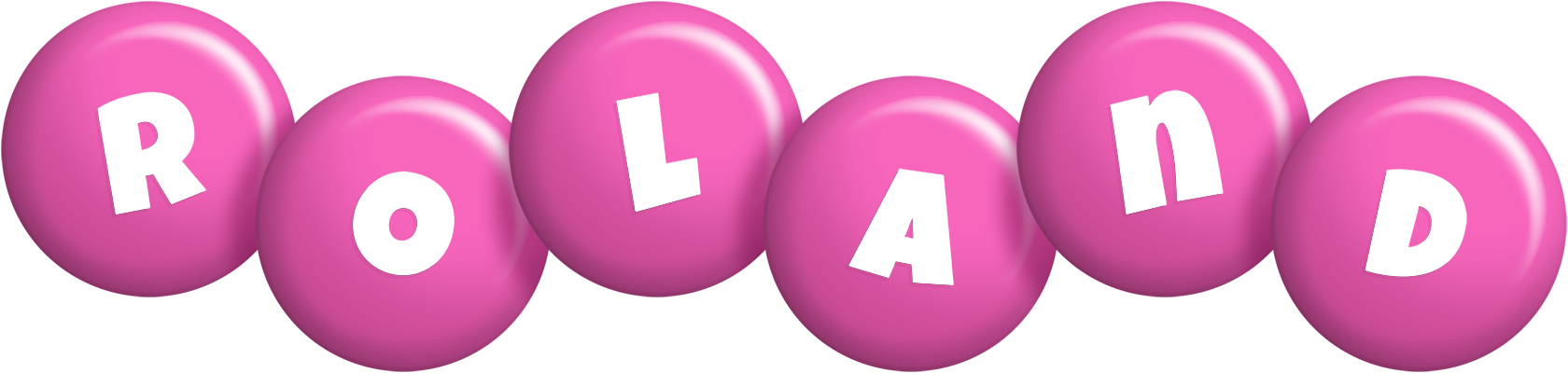 Roland candy-pink logo