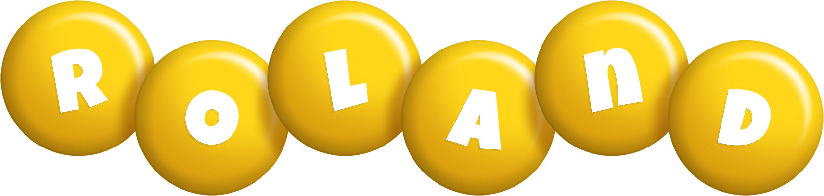 Roland candy-yellow logo