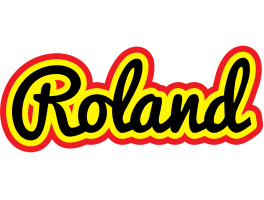 Roland flaming logo