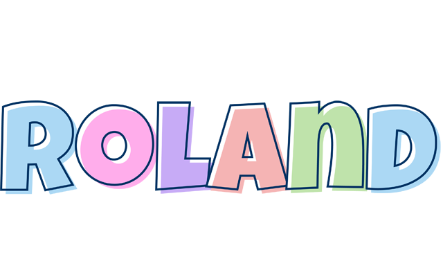 Roland pastel logo