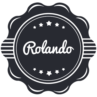 Rolando badge logo