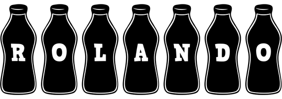 Rolando bottle logo