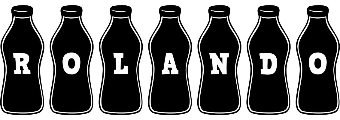 Rolando bottle logo