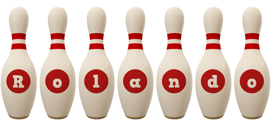 Rolando bowling-pin logo