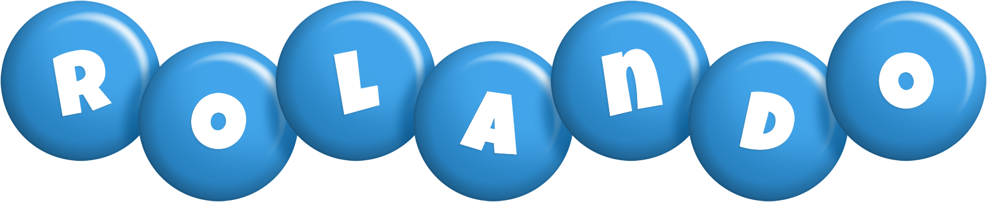 Rolando candy-blue logo