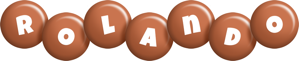 Rolando candy-brown logo