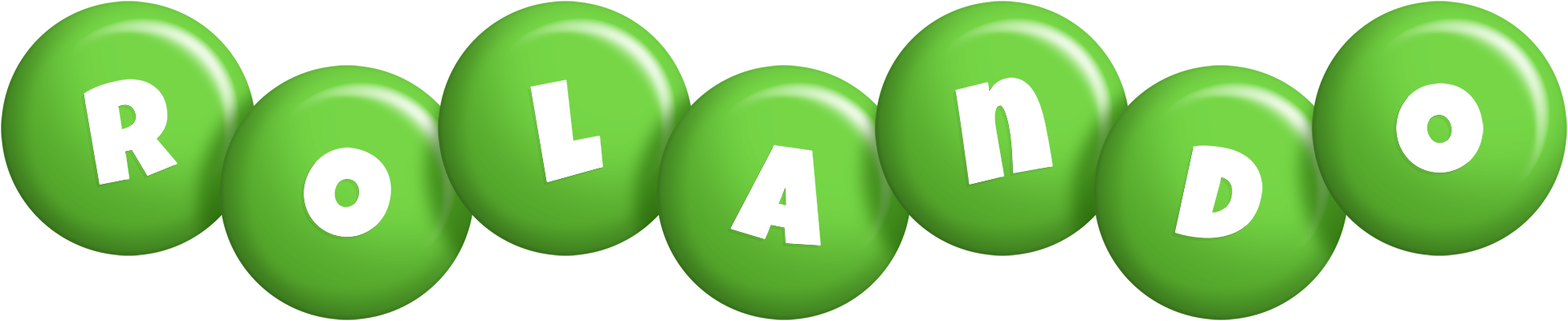 Rolando candy-green logo