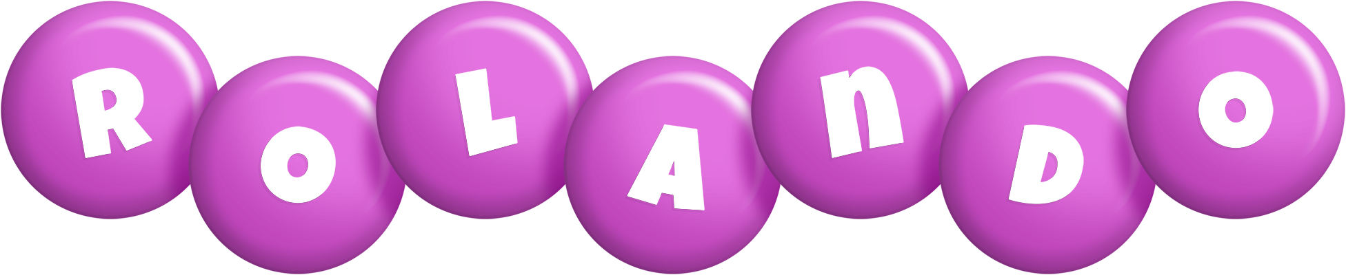 Rolando candy-purple logo