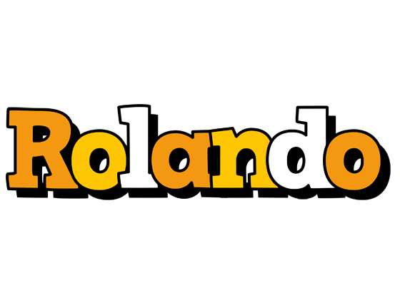 Rolando cartoon logo