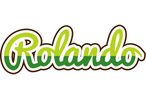 Rolando golfing logo