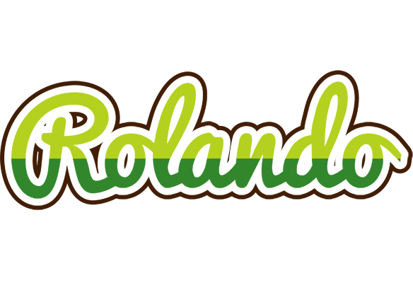 Rolando golfing logo