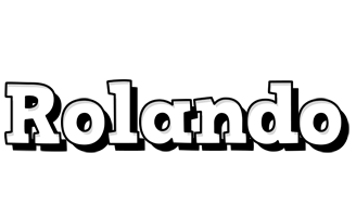 Rolando snowing logo
