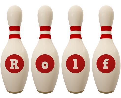 Rolf bowling-pin logo