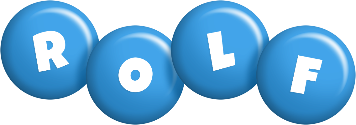 Rolf candy-blue logo
