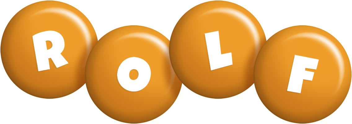 Rolf candy-orange logo