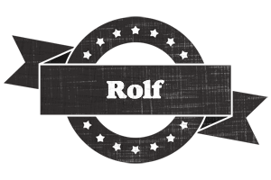 Rolf grunge logo