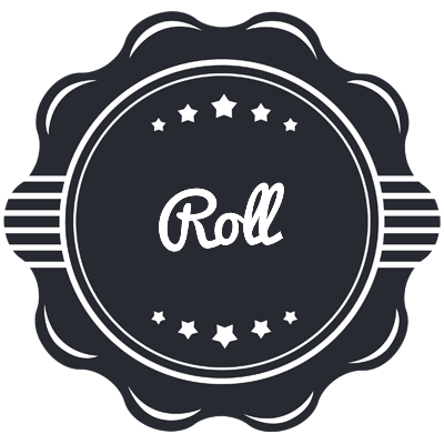 Roll badge logo