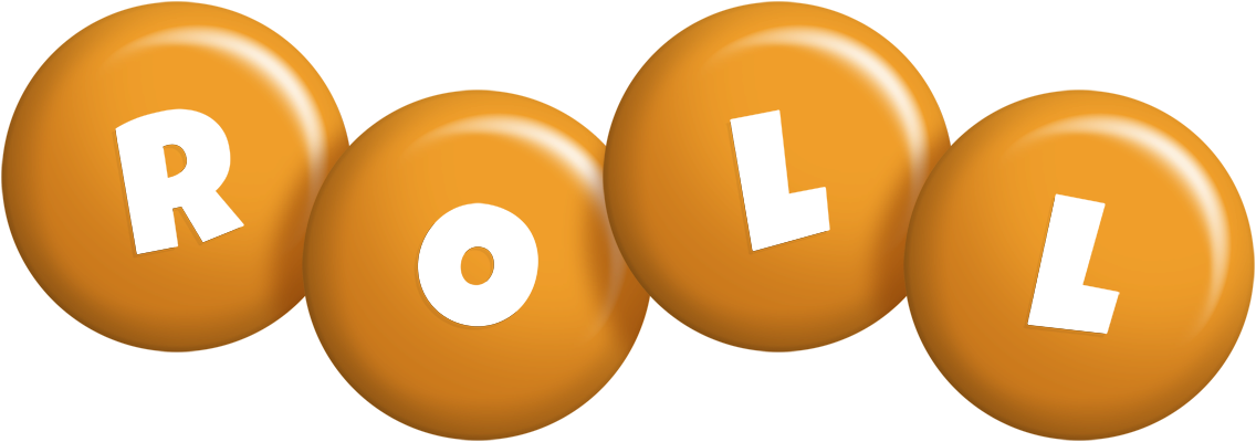 Roll candy-orange logo