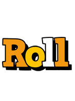 Roll cartoon logo