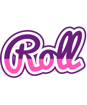 Roll cheerful logo