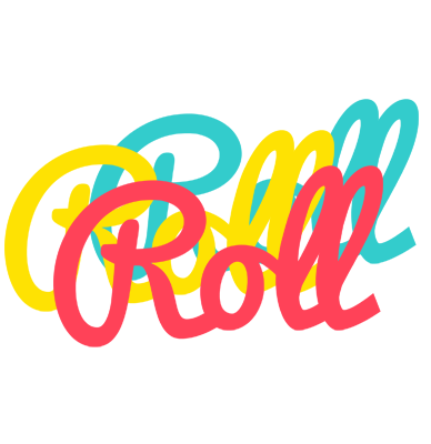 Roll disco logo