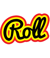 Roll flaming logo