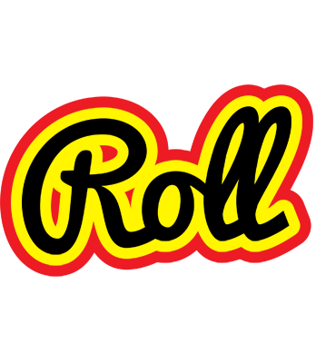 Roll flaming logo