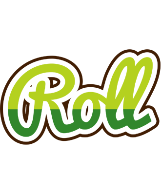 Roll golfing logo