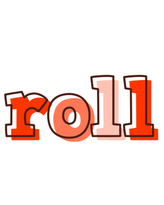 Roll paint logo
