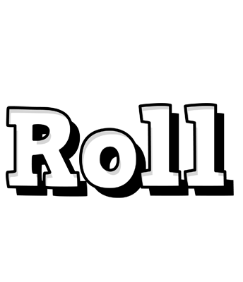 Roll snowing logo