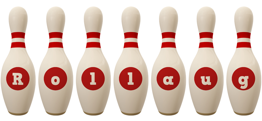 Rollaug bowling-pin logo