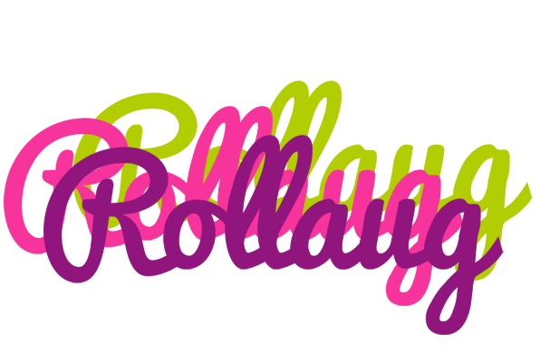 Rollaug flowers logo
