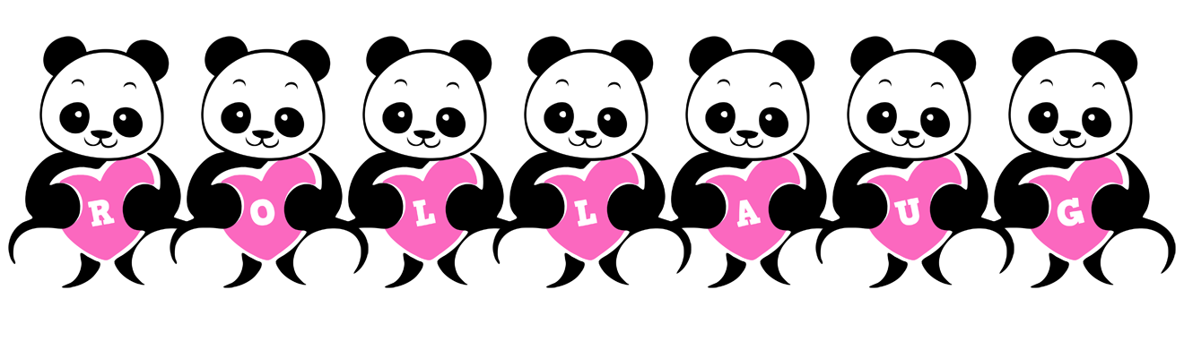 Rollaug love-panda logo
