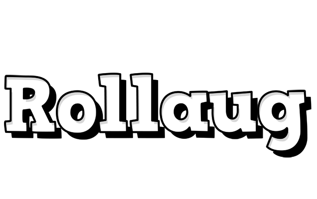 Rollaug snowing logo