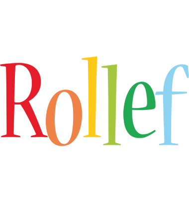 Rollef birthday logo