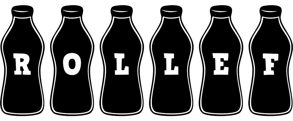 Rollef bottle logo