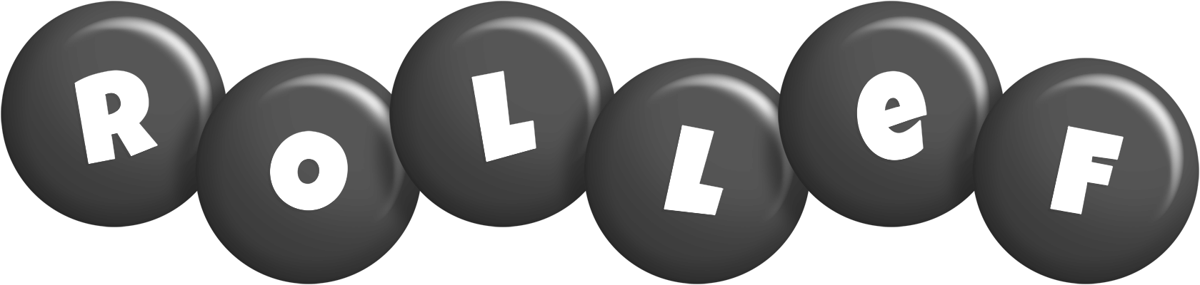 Rollef candy-black logo